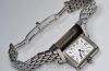 Jaeger LeCoultre, lady's "Reverso Duetto Classique" Ref.Q2568102 in Steel with diamonds