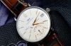 IWC, 45mm "Portofino Handwound 8 Days" manual winding power reserve indicator date Ref.5101-03 in Steel