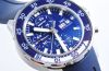 IWC 44mm Aquatimer Chronograph Ref.3767-11 automatic day-date Blue in Steel