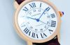 *NEW* Cartier 42mm Ronde de Solo W6701009 automatic date in 18KPG & steel