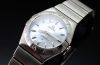 Omega 27mm Lady's Constellation Ref.12310276005001 with mother of pearl dial quartz in Steel