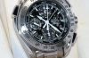 Omega 42mm Speedmaster Rattrapante Split-seconds Chronograph Chronometer automatic Black Carbon Fibre Ref.35405000 in Steel