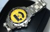 Tag Heuer 43mm AquaRacer 2000 Chronotimer Ref.CAF1011.BA0821 yellow dial in Steel
