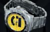 Tag Heuer 43mm AquaRacer 2000 Chronotimer Ref.CAF1011.BA0821 yellow dial in Steel