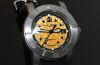 2006 Baume & Mercier 44mm "Capeland S XXL" MOA08319 1000m Diver's automatic date yellow carbon fibre dial in Titanium. Svc'd