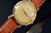C.1945 Jaeger LeCoultre jumbo 36mm manual winding Center seconds Cal.P450/4C in 18KYG with Tear drop lugs