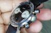 C.1960s Zodiac 36mm Chronograph Ref.7721 manual wind reverse panda dial in Chrome and steel