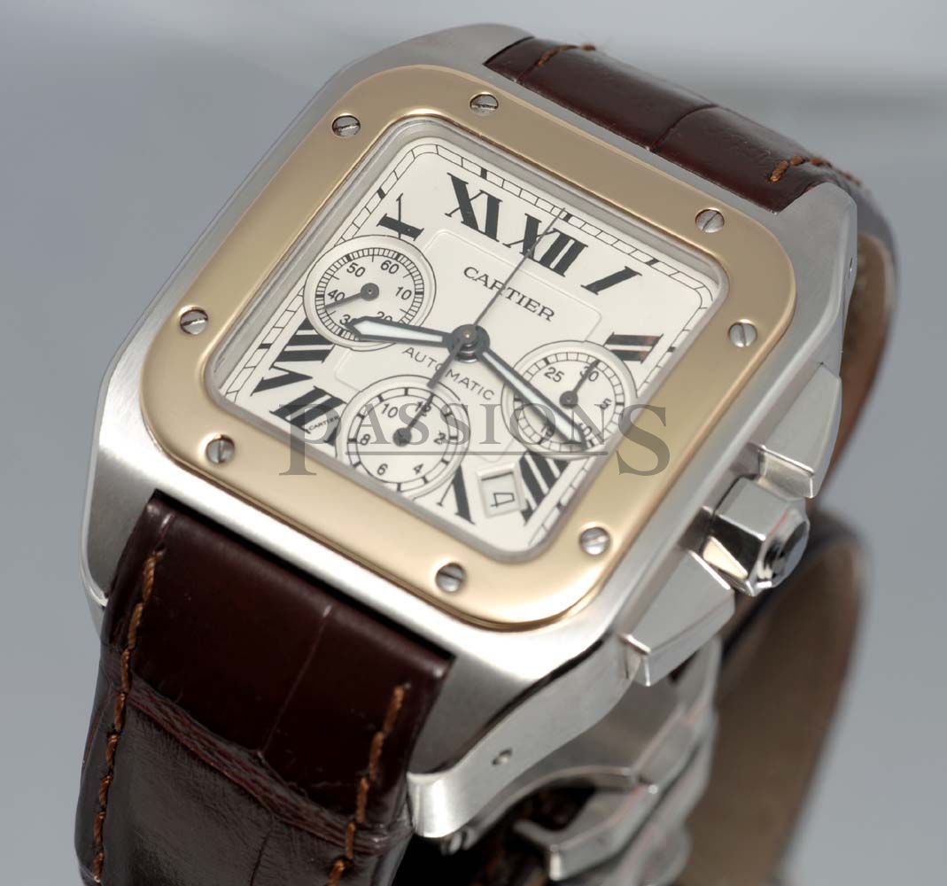 cartier santos with date