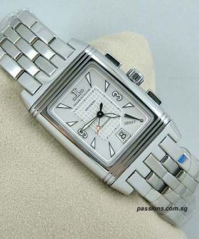 Jaeger LeCoultre "Reverso Gran'Sport Chronographe" in Steel 