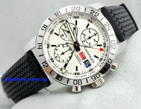Chopard "Mille Miglia" GMT Chronometer Chronograph in steel 