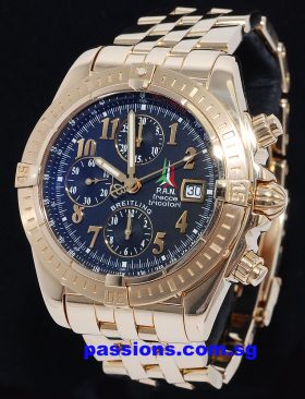 Breitling "Chronomat Evolution" Chronograph in 18KYG