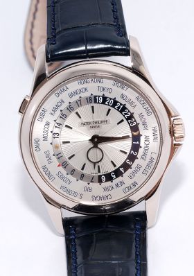 Patek Philippe 39mm "Worldtime" in 18KWG