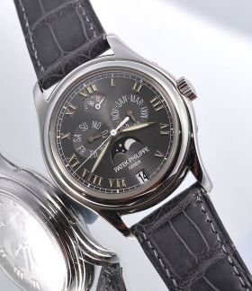 Patek Philippe 37mm "Annual Calendar" in Platinum