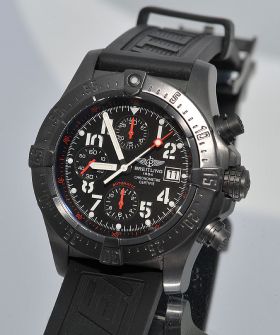 Breitling 44mm "Avenger Skyland" L.Edition of 2000pcs in black PVD steel