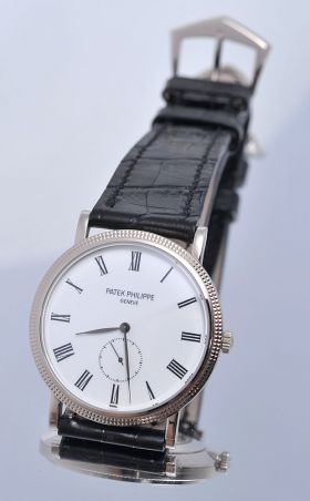 Patek Philippe, 36mm "Calatrava Enamel dial" Ref.5116G in 18KWG