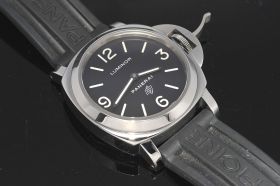 Panerai, 44mm Historic "Luminor Logo" Pam000 in Steel