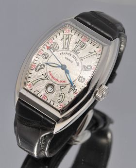 Franck Muller, "Conquistador" auto/date in Steel