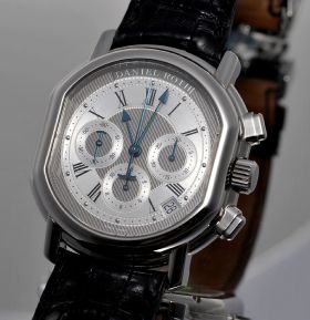 Daniel Roth, 38mm "Chronograph" auto/date El Primero in Steel