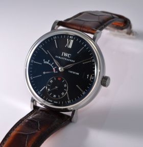 IWC, 45mm "Portofino Handwound 8 Days" Ref.5101-03 in Steel