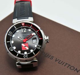 Louis Vuitton 44mm "Tambour Diver 300m" automatic in Steel