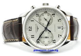 Longines "Master Collection Chronograph" auto in steel