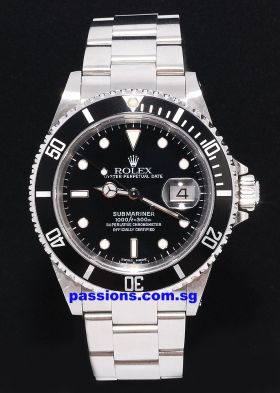 Rolex Oyster Perpetual Date "Submariner 300m" Ref.16610 chronometer in Steel, K Series