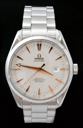 Omega 42mm "Seamaster Aqua Terra, Co-axial" in Steel