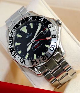 Omega 41mm "Seamaster GMT Chronometer" in Steel