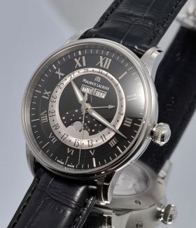 Maurice Lacroix 40mm "Masterpiece Phase de Lune" in Steel