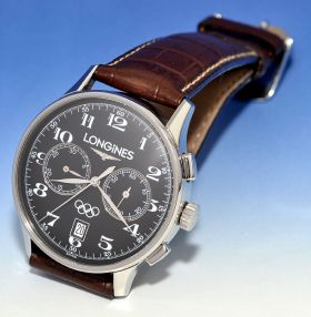 Longines, 40mm "Olympic Chronograph" in Steel