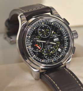 Ball Watch Company, "Trainmaster Pulsemeter Chronograph" in steel