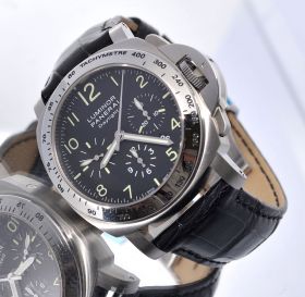 Panerai, "Luminor Daylight" Chronograph in Steel with Arabic dial