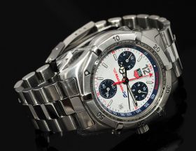 Tag Heuer, 38mm "2000 series Grand Prix Malaysia" Ref.CK1114 Chronograph Limited Edition of 188pcs in Steel