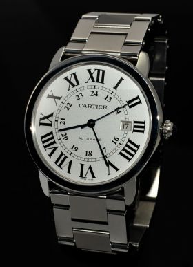 Cartier, 42mm "Ronde Solo XL" auto/date Ref.W6701011 in Steel