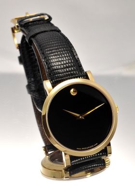 Movado, 37mm "Museum watch" automatic in gold plated