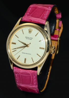 Rolex Oyster 34mm Ref.6426 Circa 1963 Shock-resisting manual winding with yellow gold filled 40 microns case