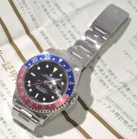 Rolex Oyster Perpetual Date "GMT Master" Chronometer in Steel