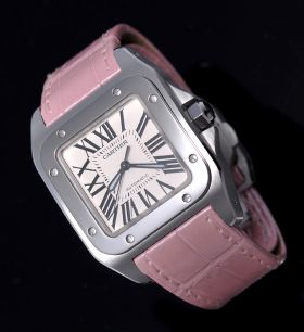 Cartier "Santos 100" lady's in Steel