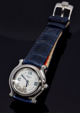 Chopard, 26mm lady's "Happy Sport" Ref.27/8245-23 in Steel