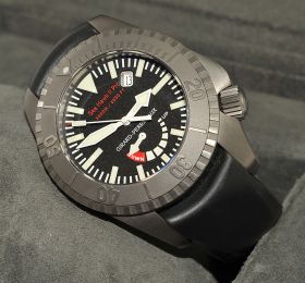 Girard Perregaux, 45mm "Sea Hawk II Pro 3000m" auto/date Power Reserve Ref.49940 in Titanium