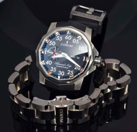 Corum, 48mm "Admiral's Cup Competition 48 Victory Challenge" auto/day+date Ref.947.931.04 in Titanium