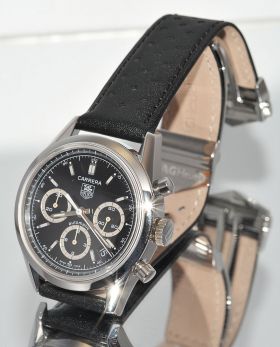 Tag Heuer, 38mm "Carrera" Chronograph auto/date in Steel