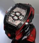 Franck Muller, "Conquistador Chronograph 2009 Singapore F1" Limited Edition of 80pcs Ref.9900 CC GP in anodized & PVD steel