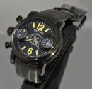 Graham, 46mm "Swordfish" Chronograph Ref.2SWASE Limited edition of 500pcs in Black PVD Steel
