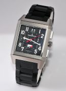 Jaeger LeCoultre, "Reverso Squadra World Chronograph" Q702.T6.70 automatic Limited Edition of 1500pcs in Titanium