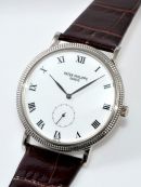 Patek Philippe, 33mm Ref.3919G "Calatrava" Hob nail bezel in 18KWG