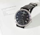 IWC, 46mm Ref.5448-01 "Portofino Hand Wound Moon phase" in Steel