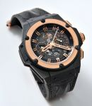 Hublot 48mm "King Power Unico Black Magic" Chronograph Ref.701.CO.0180.RK in 18KPG & Black Ceramic