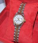 1996 Rolex Lady's 26mm Oyster Perpetual "Datejust" chronometer Ref.69173 "W" series with Diamonds dial in 18KYG & Steel. B&P