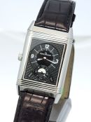 Jaeger LeCoultre complications "Grande Reverso 986 Duodate" Ref.Q3748421 in Steel